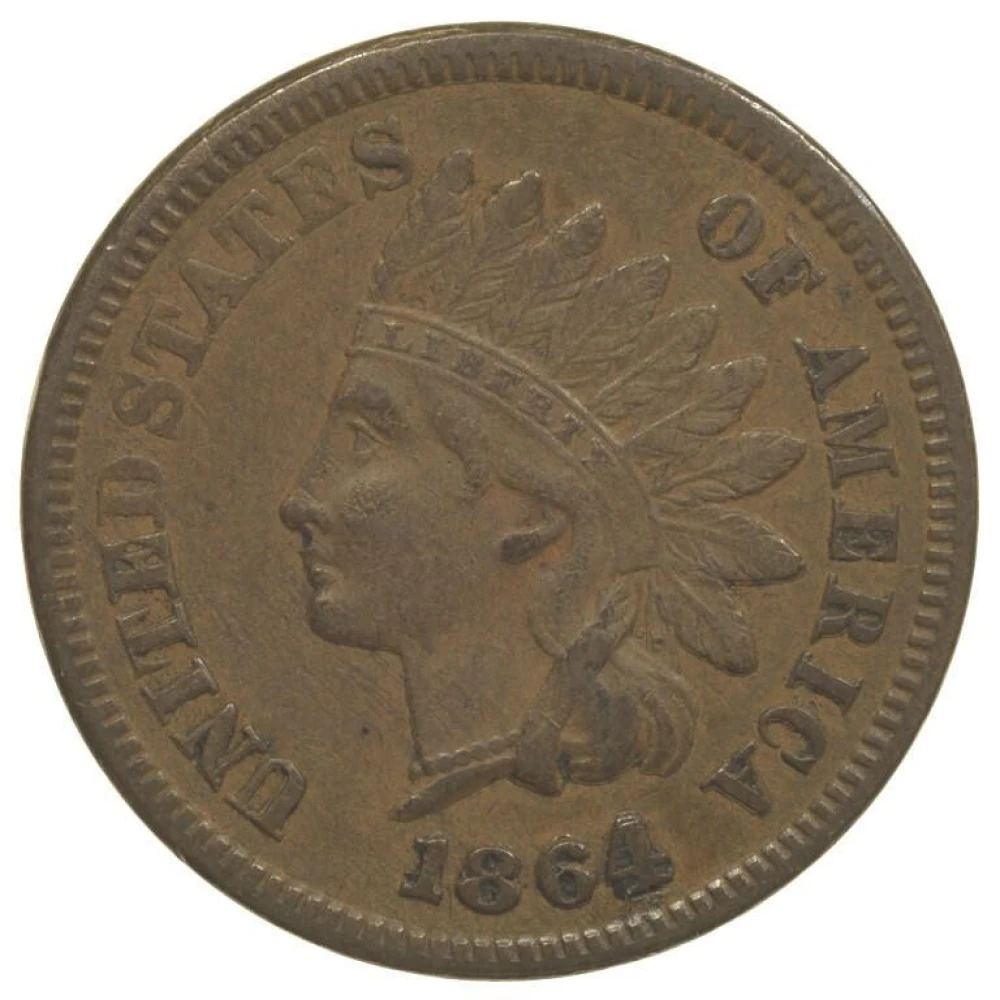 A 2nd EF-40 1864-L Indian Cent