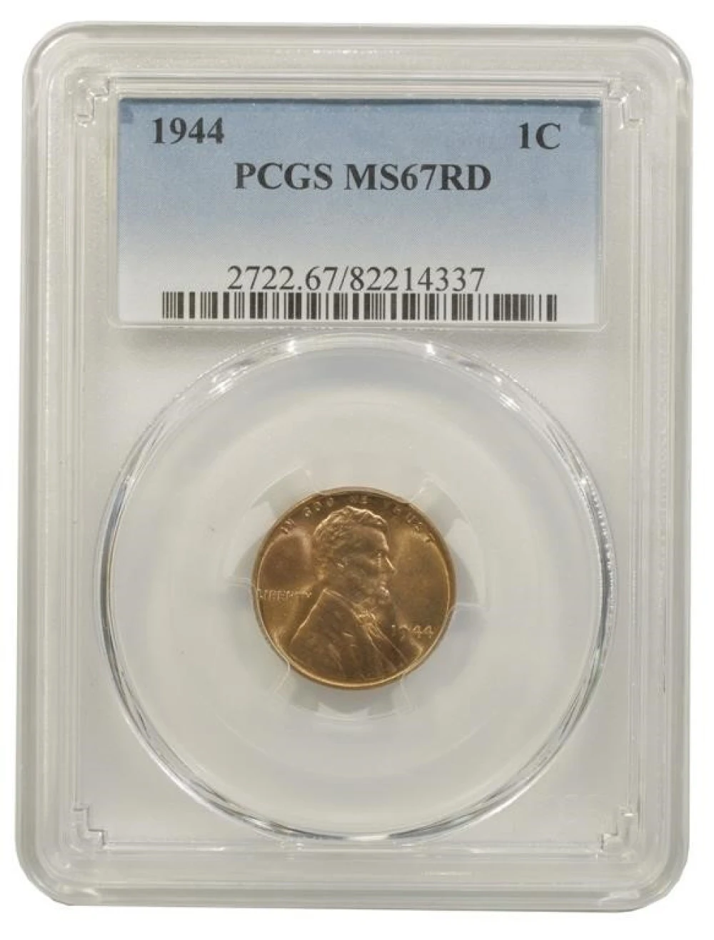 PCGS MS-67 Red 1944 Lincoln Cent
