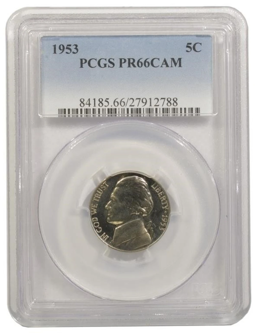PCGS Proof-66 CAM 1953 Nickel