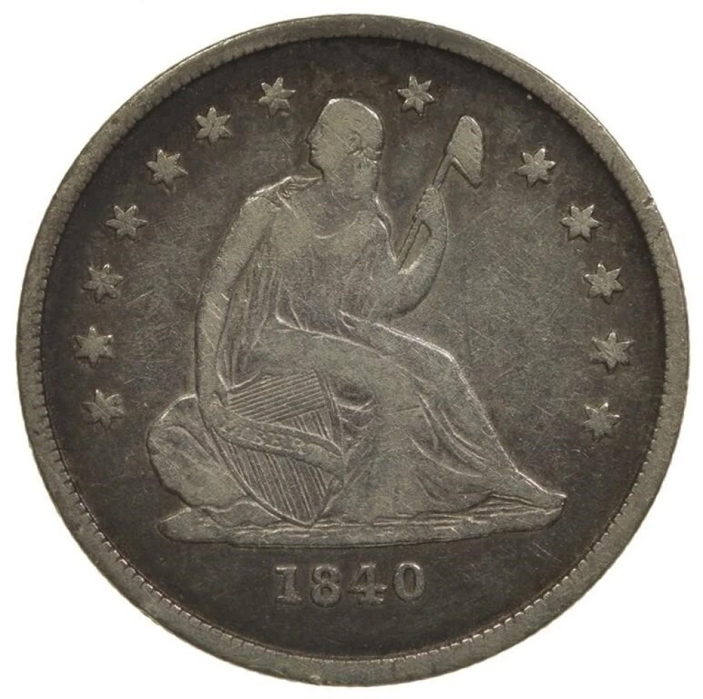 VF-20 1840-O No Drapery Quarter