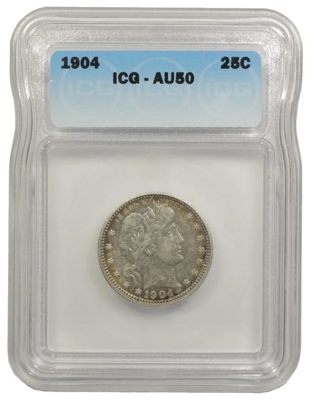 ICG AU-50 1904 Quarter