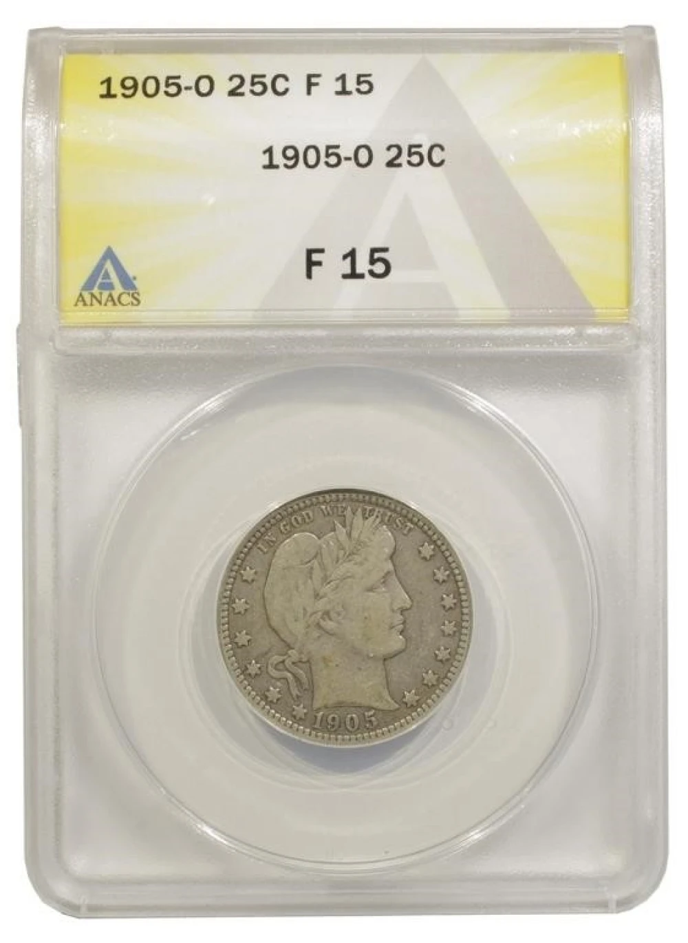 ANACS Fine-15 1905-O Quarter