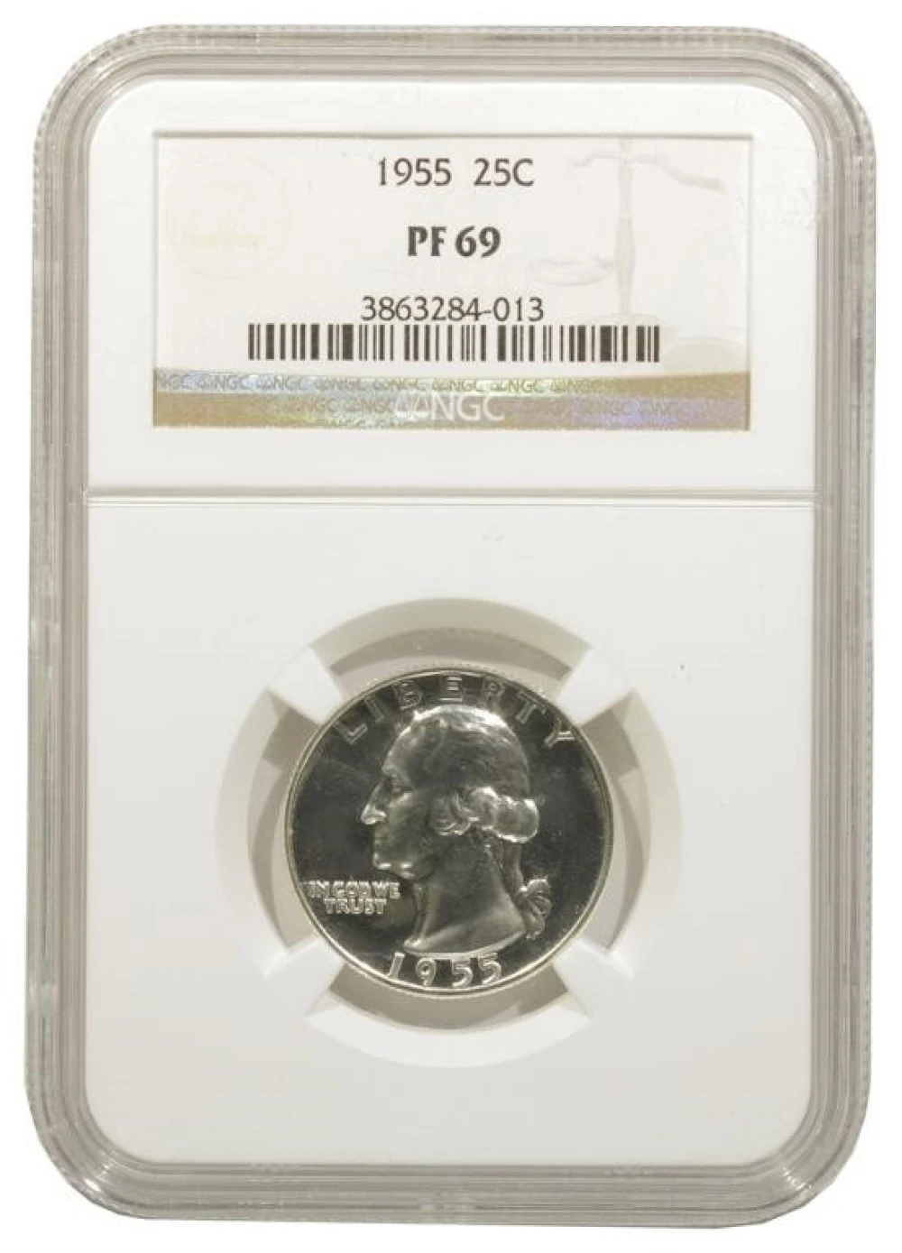 NGC Proof-69 1955 Quarter