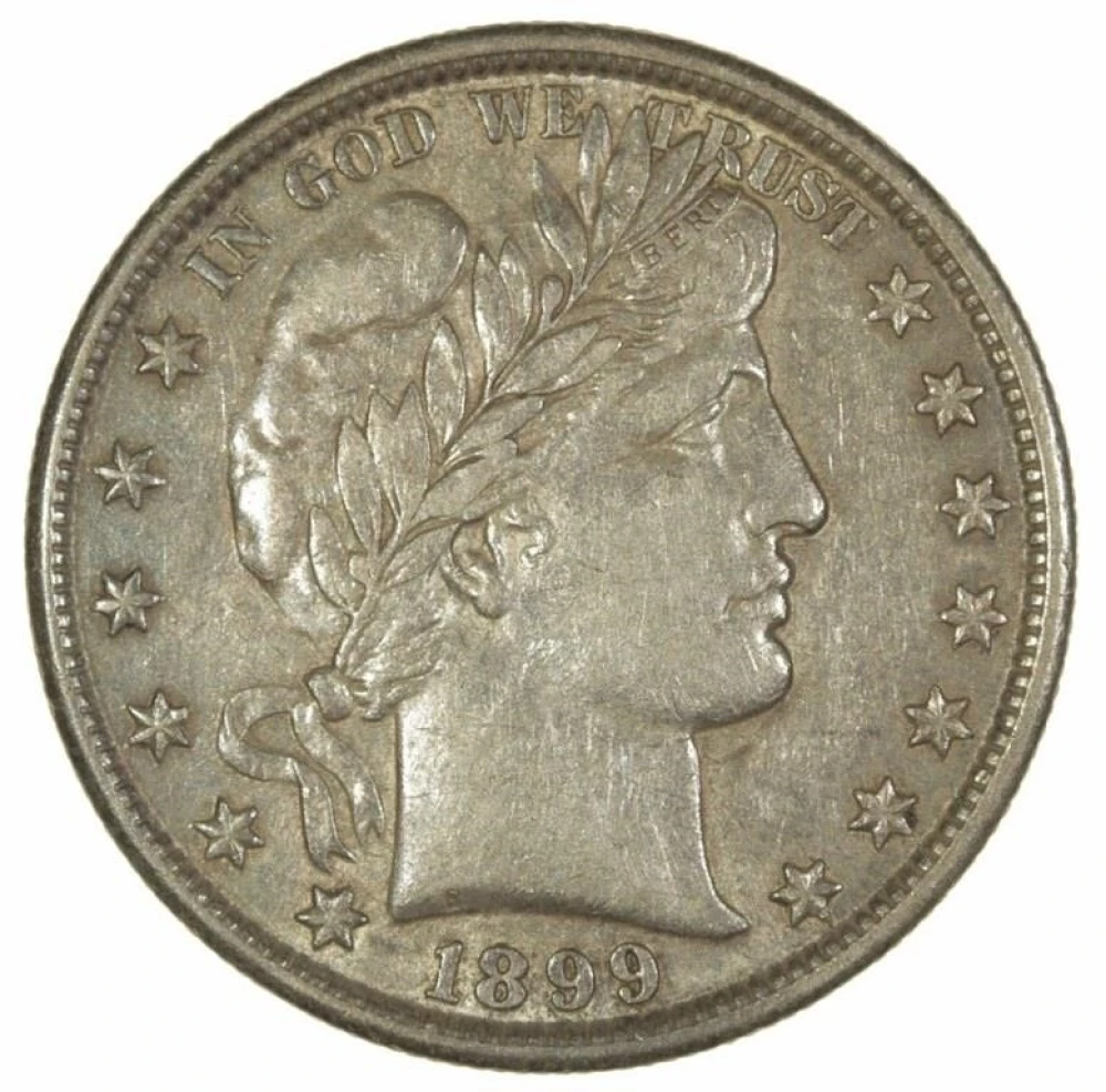 EF-40 1899 Half Dollar