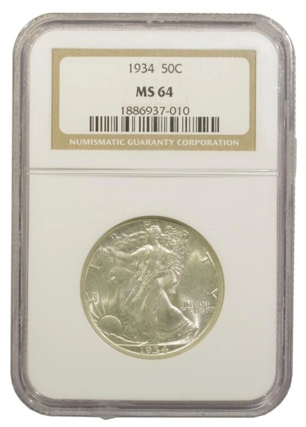 NGC MS-64 1934 Half Dollar