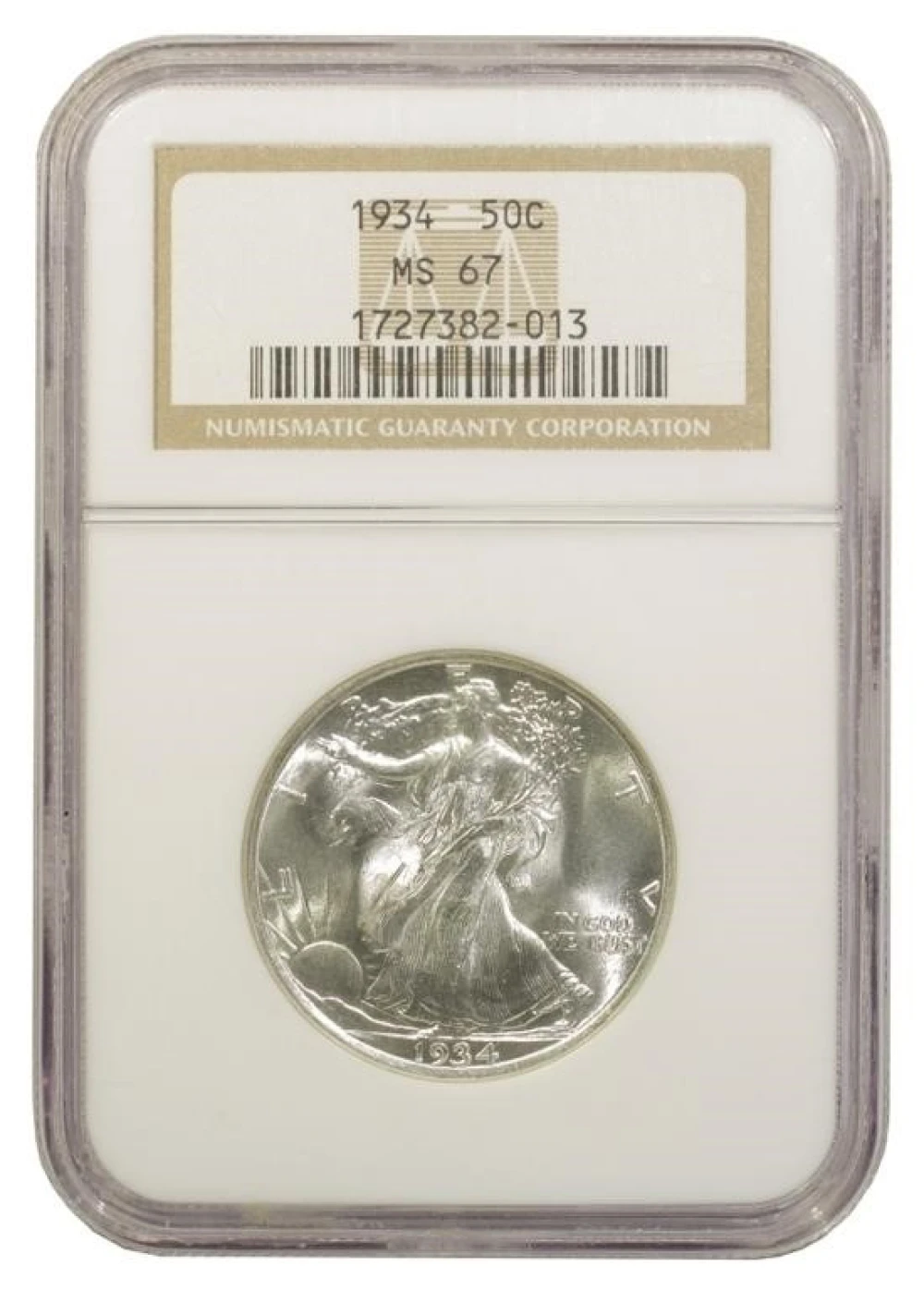 NGC MS-67 1934 Half Dollar
