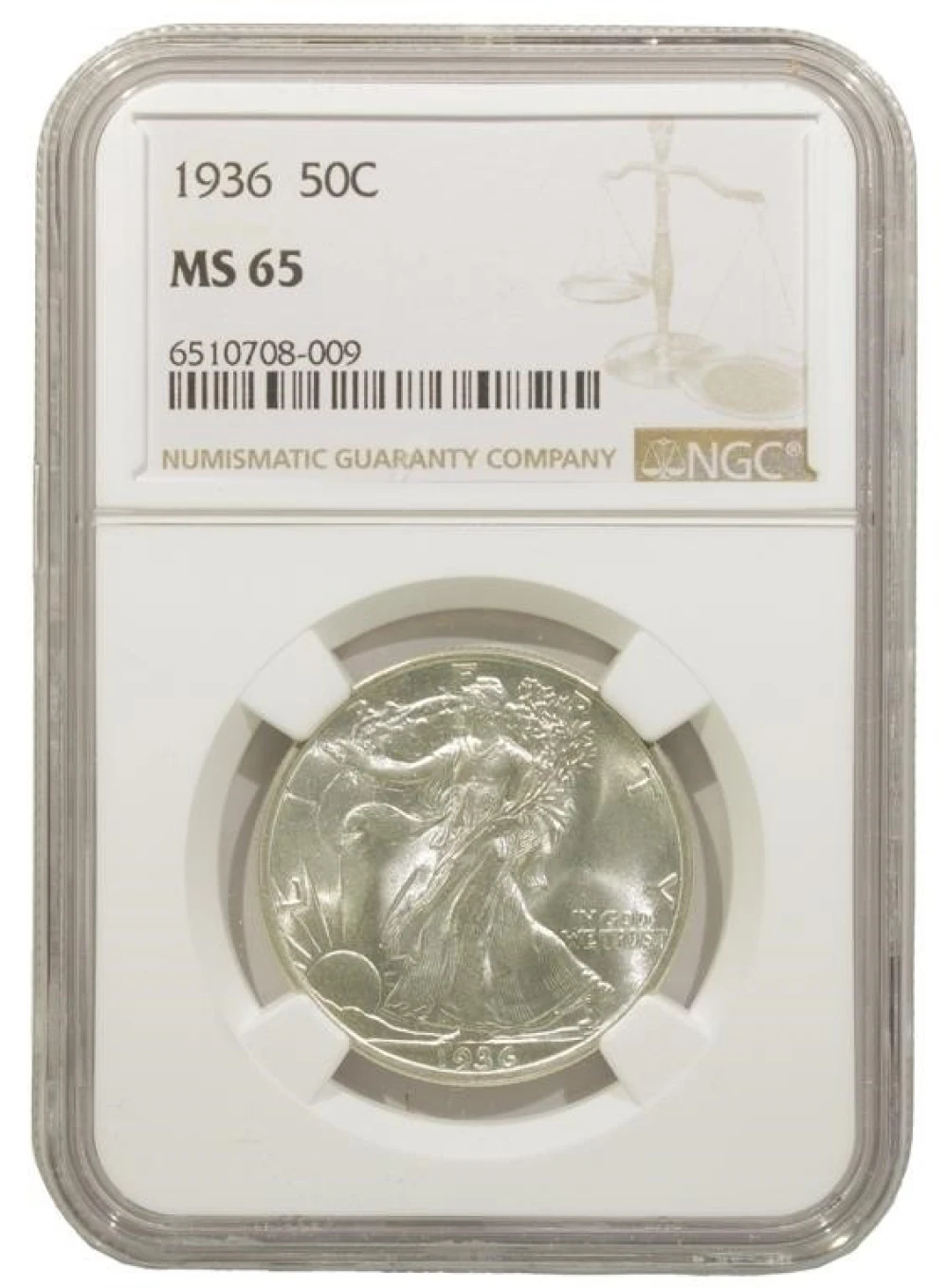 NGC MS-65 1936 Half Dollar