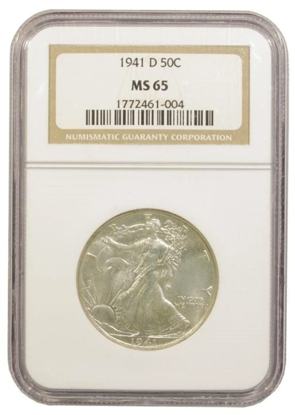 NGC MS-65 1941-D Half Dollar