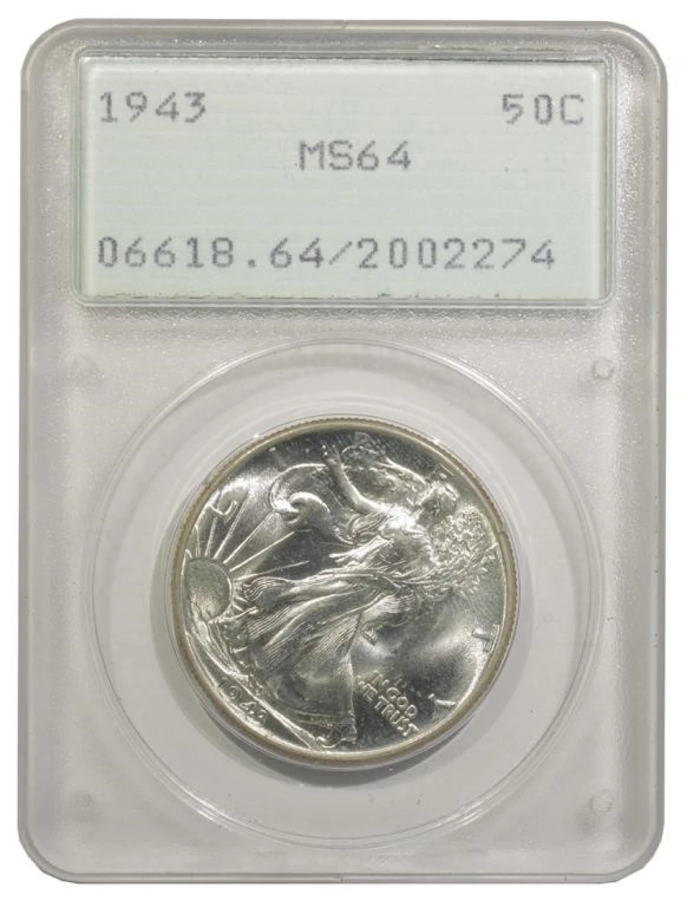 PCGS MS-64 1943 Half Dollar