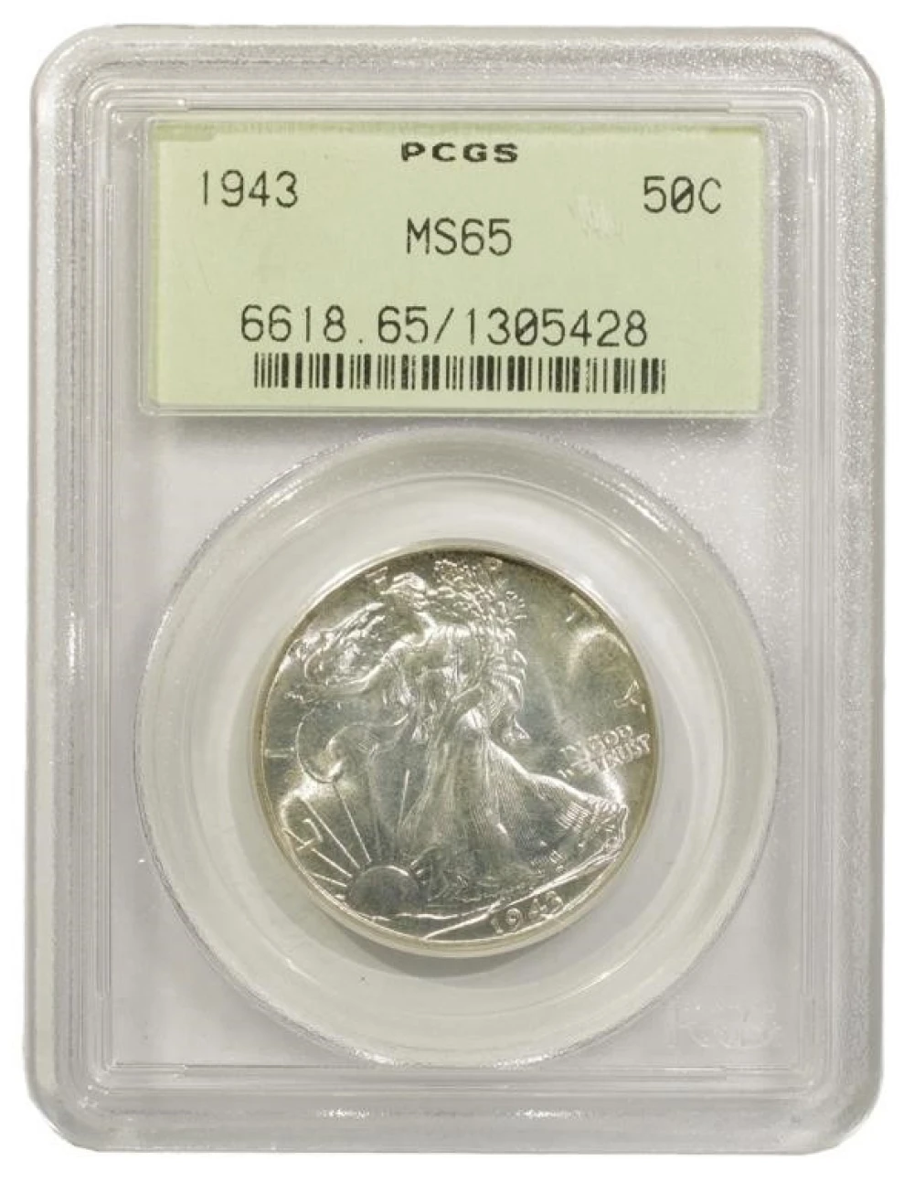PCGS MS-65 1943 Half Dollar