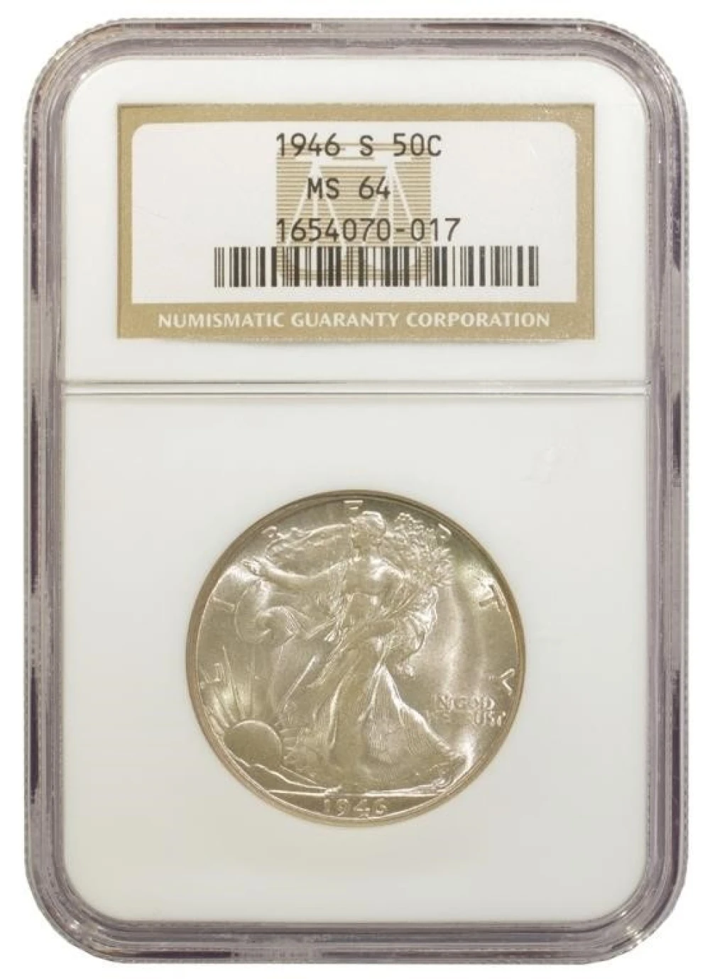 NGC MS-64 1946-S Half Dollar