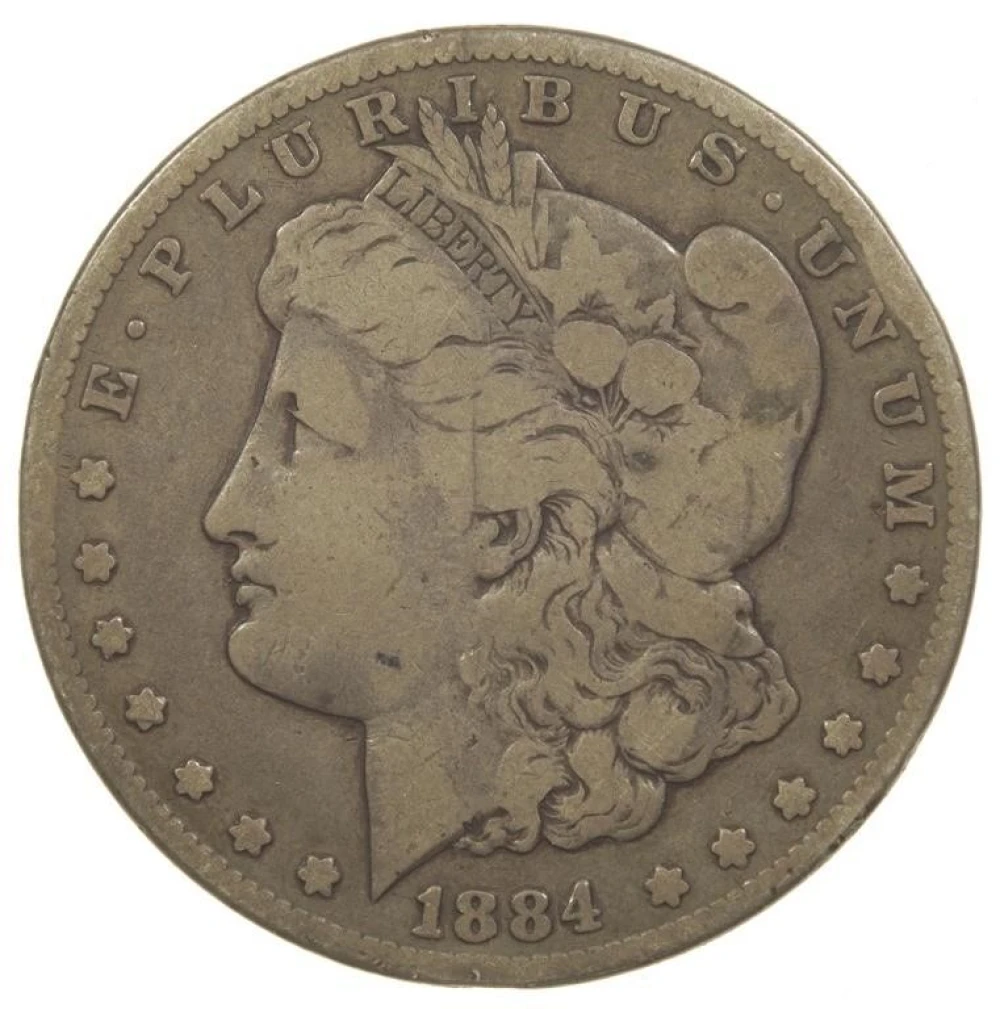 VG-F 1884-CC Morgan Dollar