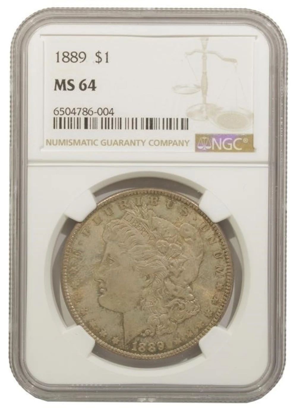 NGC MS-64 1889 Morgan $1