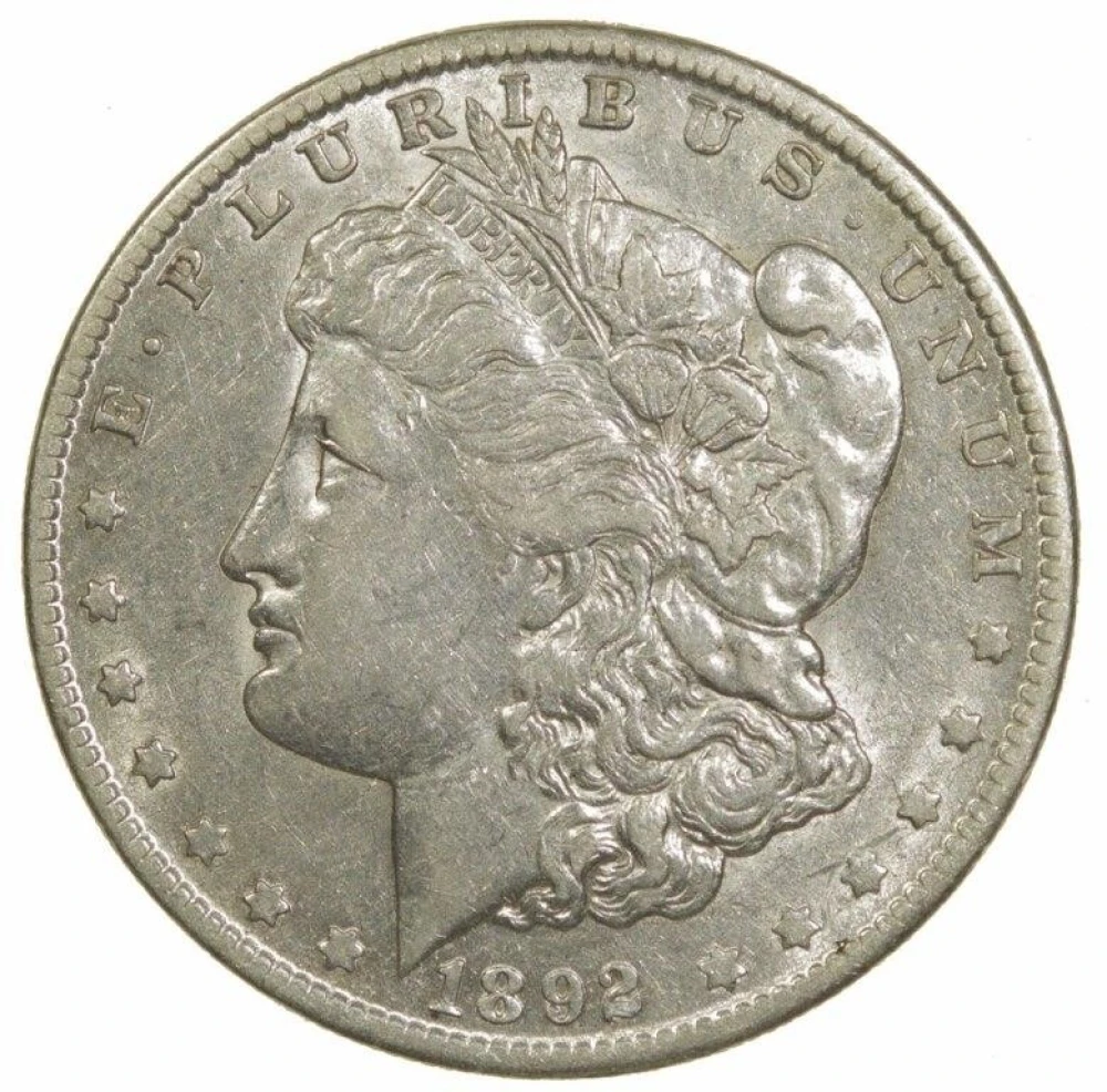 AU-50 1892-O Morgan $1