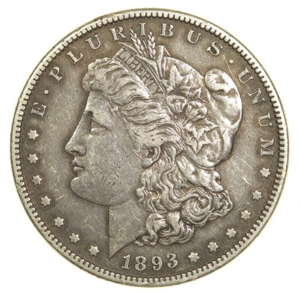 EF-40 Details 1893-S Morgan $1 Rarity