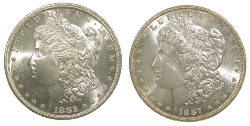 Lustrous Morgan Dollar Pair
