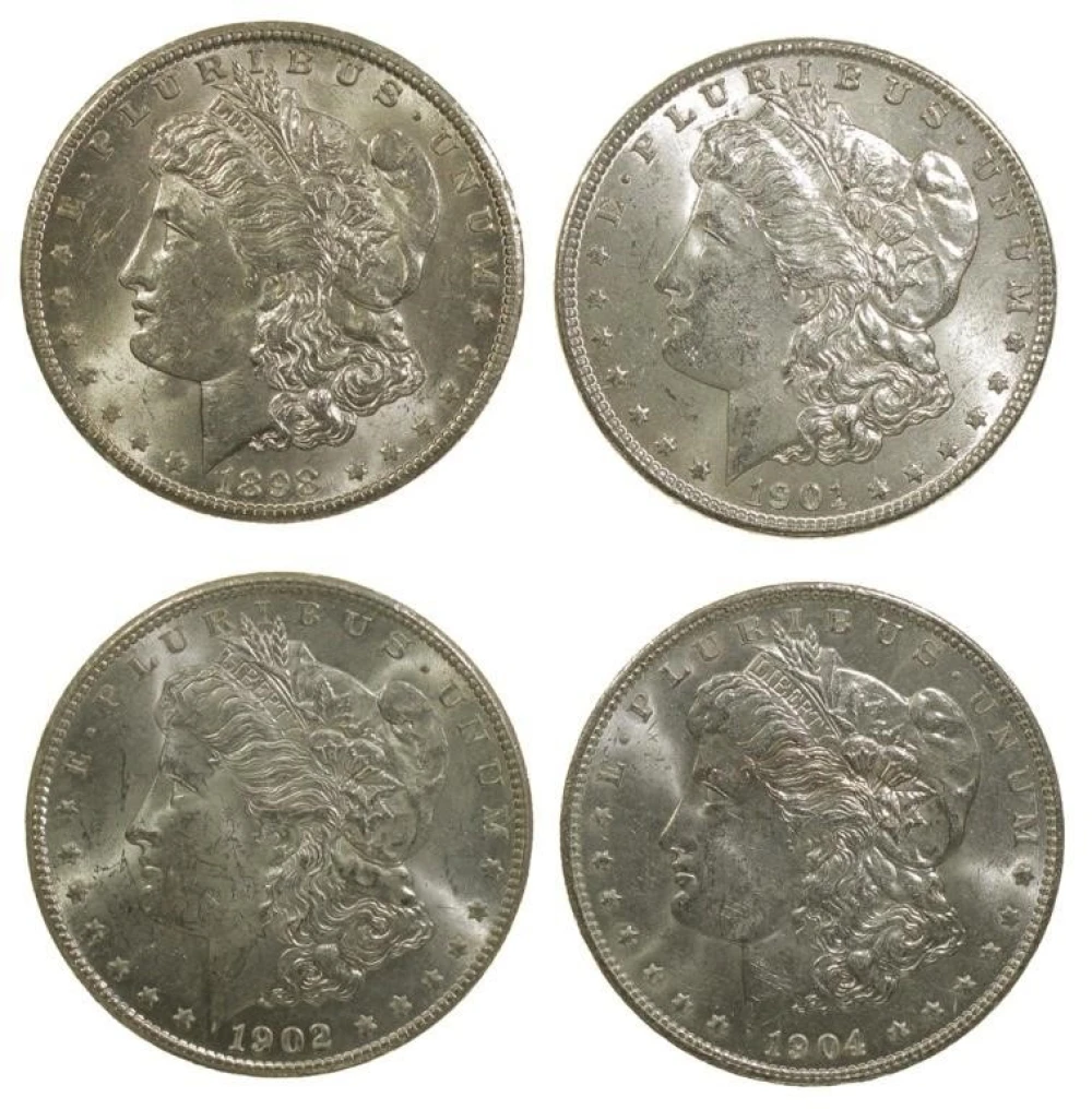 MS-60 or Finer New Orleans Mint Morgan Dollars