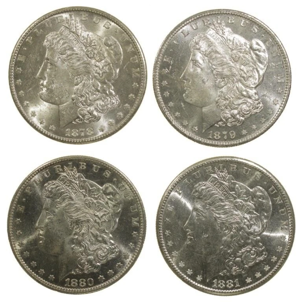 MS-60 and Finer San Francisco Morgan Dollar Group