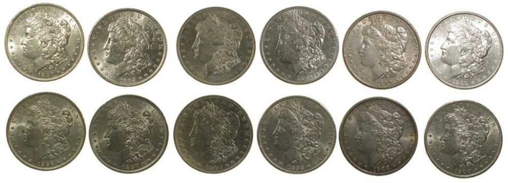 Varied AU or Better Morgan Dollar Group
