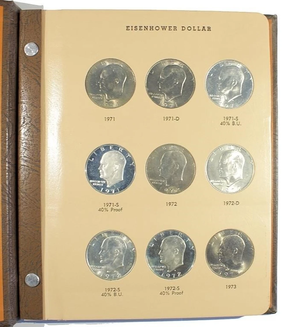 Complete Eisenhower Dollar Set