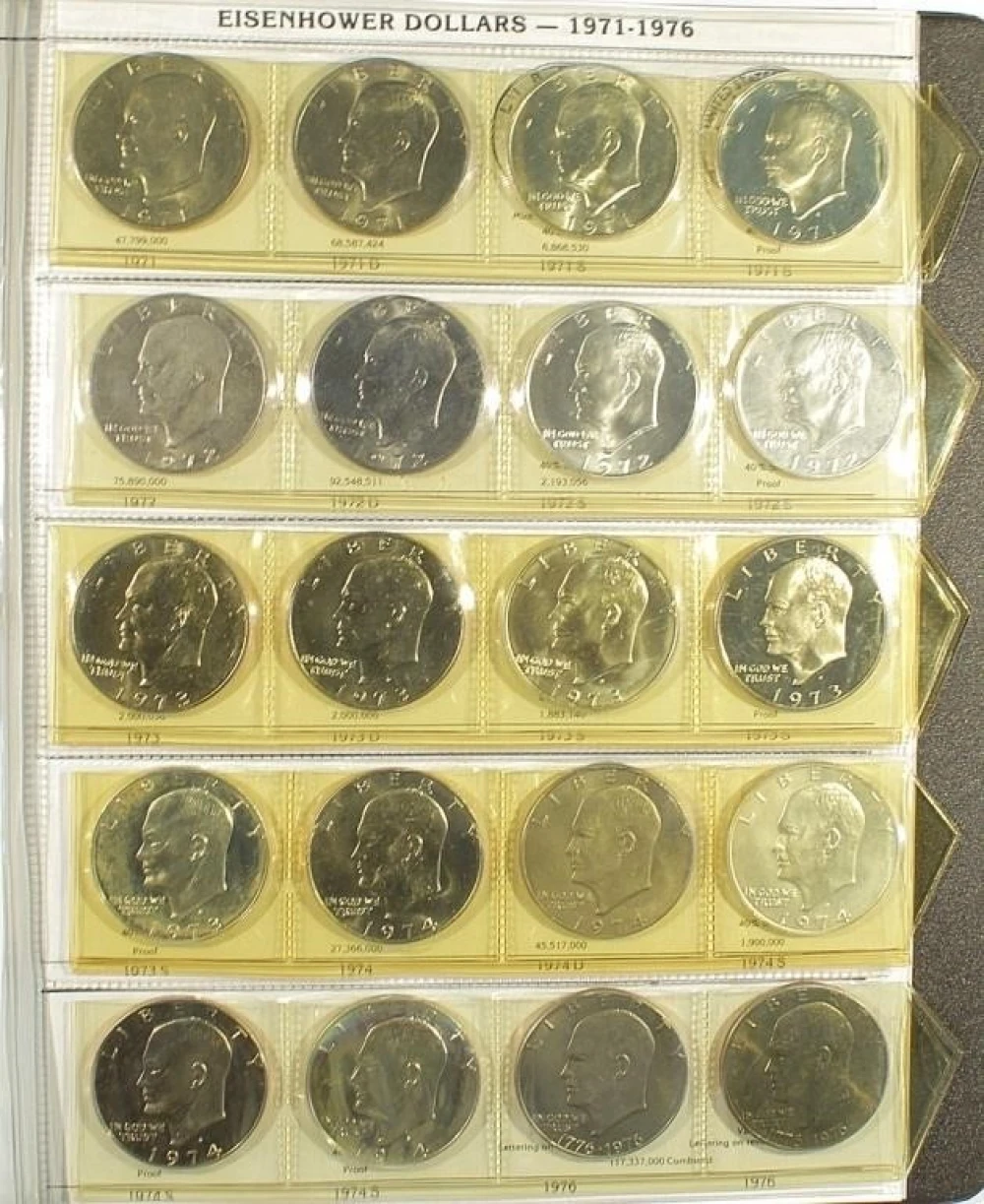 A 2nd Complete Eisenhower Dollar Set