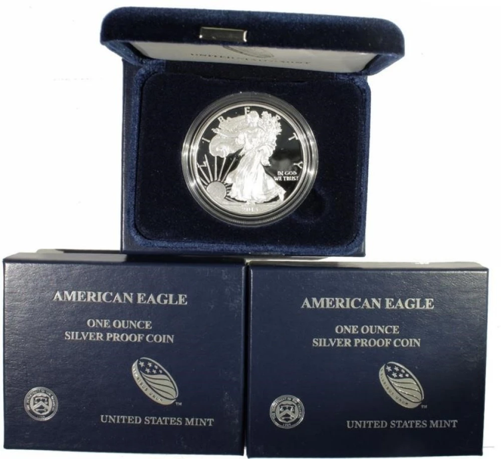 A 2nd Trio of 2013 Proof Silver Eagles