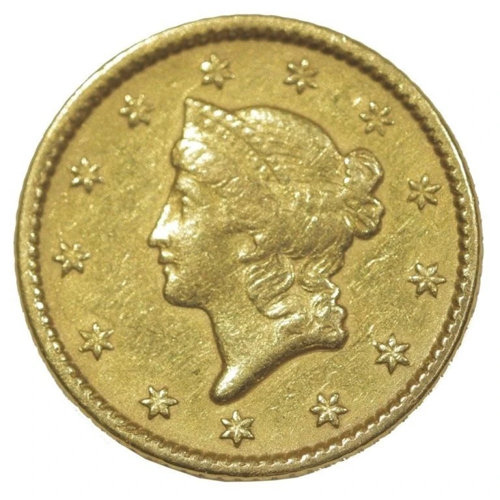 EF Details Type I Gold $1