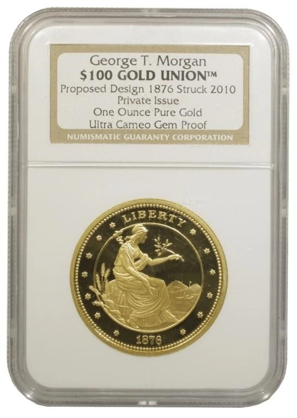 NGC Ultra Cameo Proof (2010) $100 Gold Union