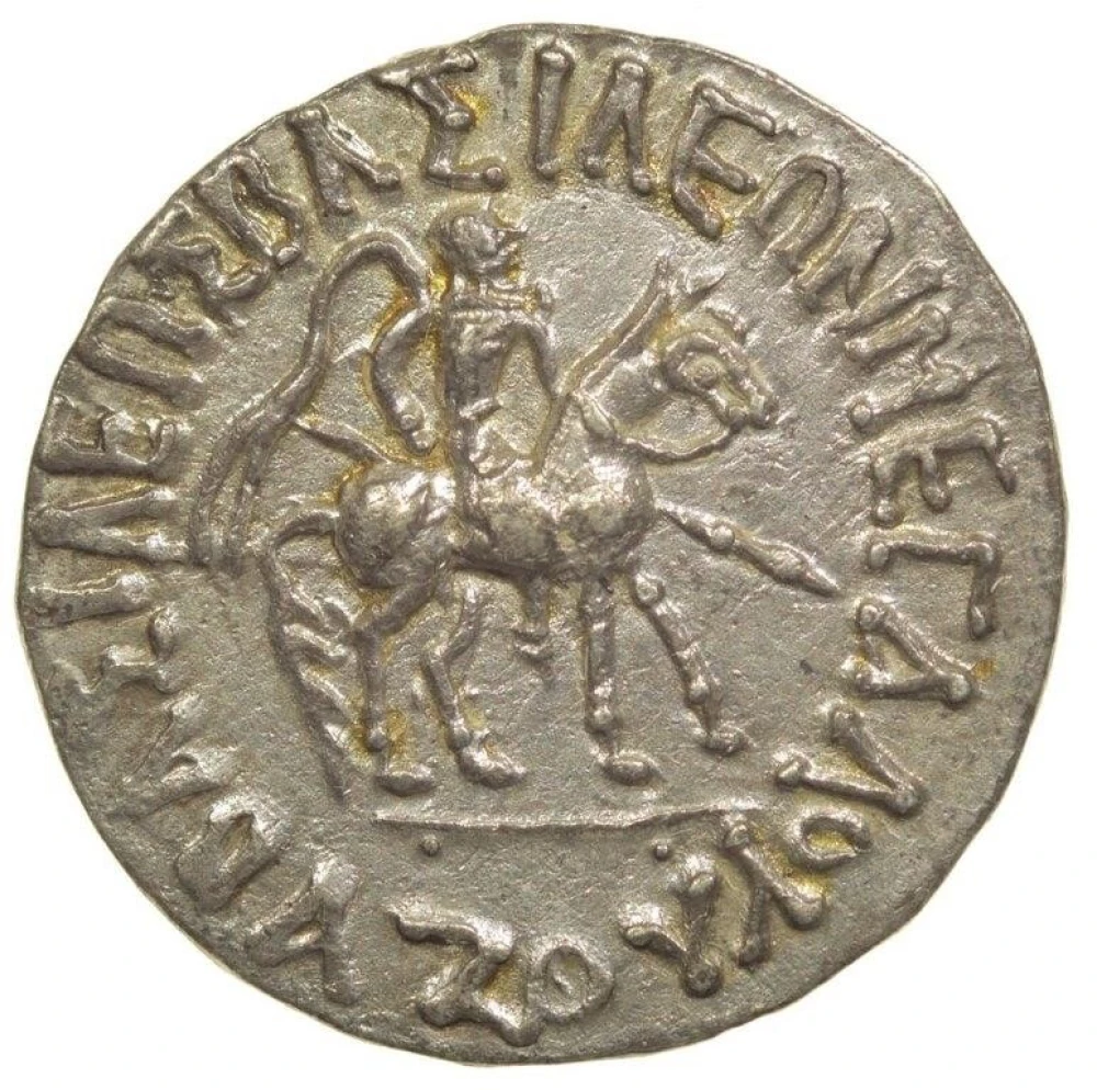 Indo-Scythians. EF Silver Tetradrachm