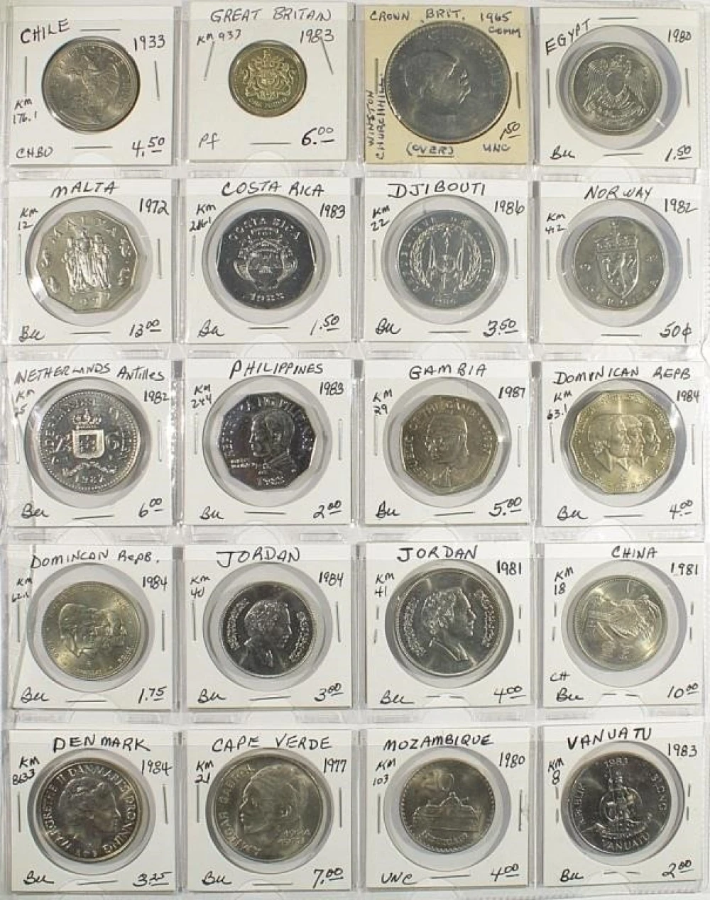 52 Coin World Coin Lot