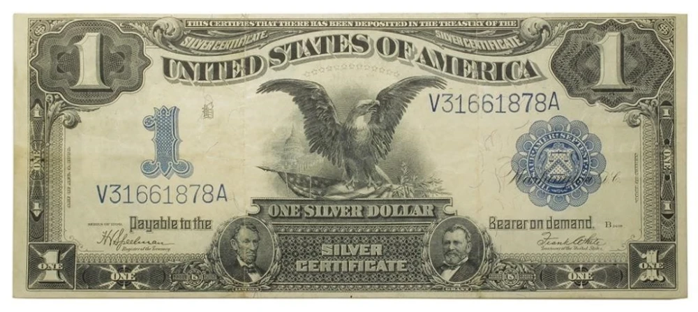 EF 1899 Black Eagle $1 Silver Certificate