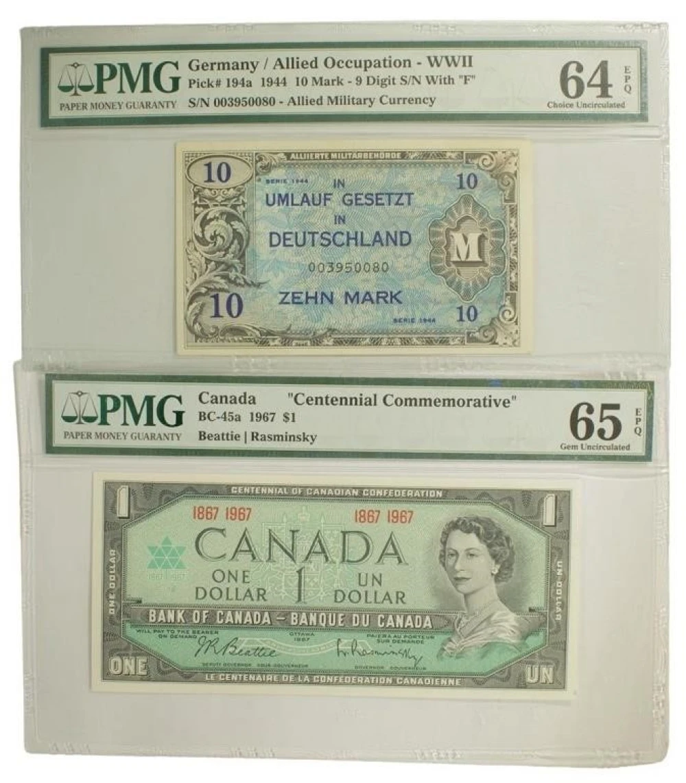 Certified Canada and Germany Note Duo