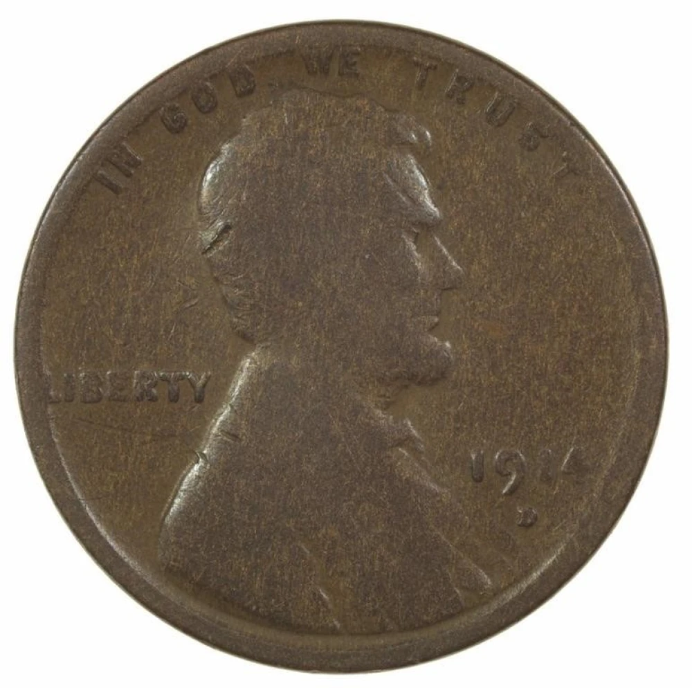 Good-4 1914-D Cent