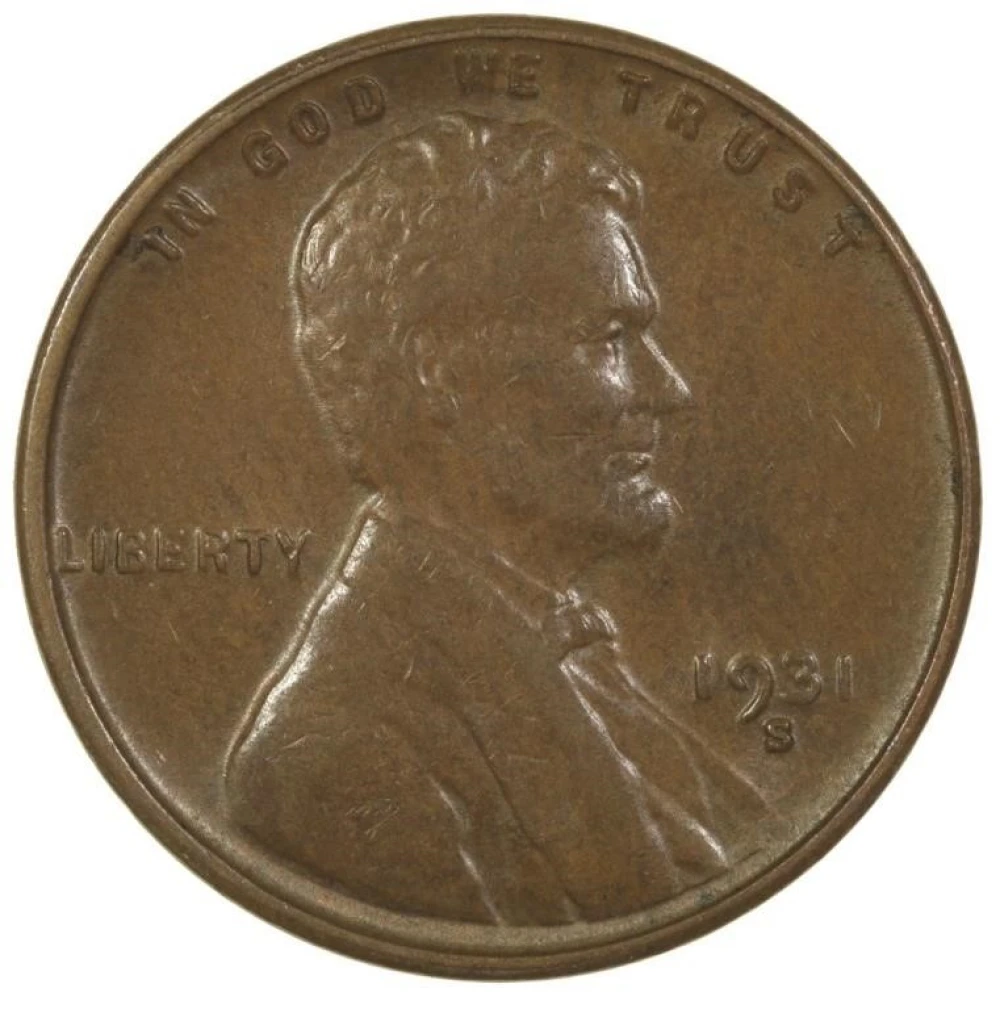 AU-50 1931-S Cent