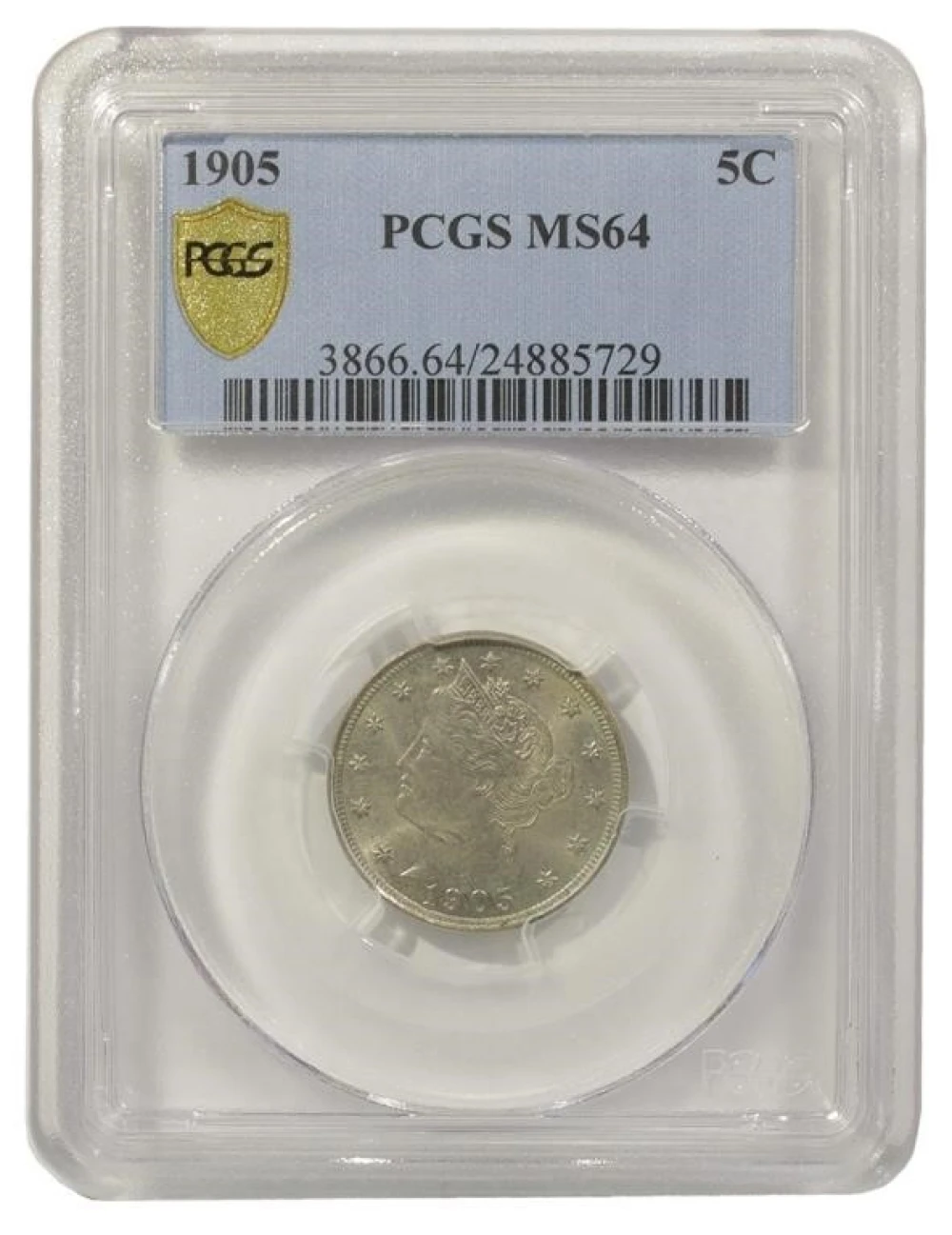 PCGS MS-64 1905 Liberty Nickel