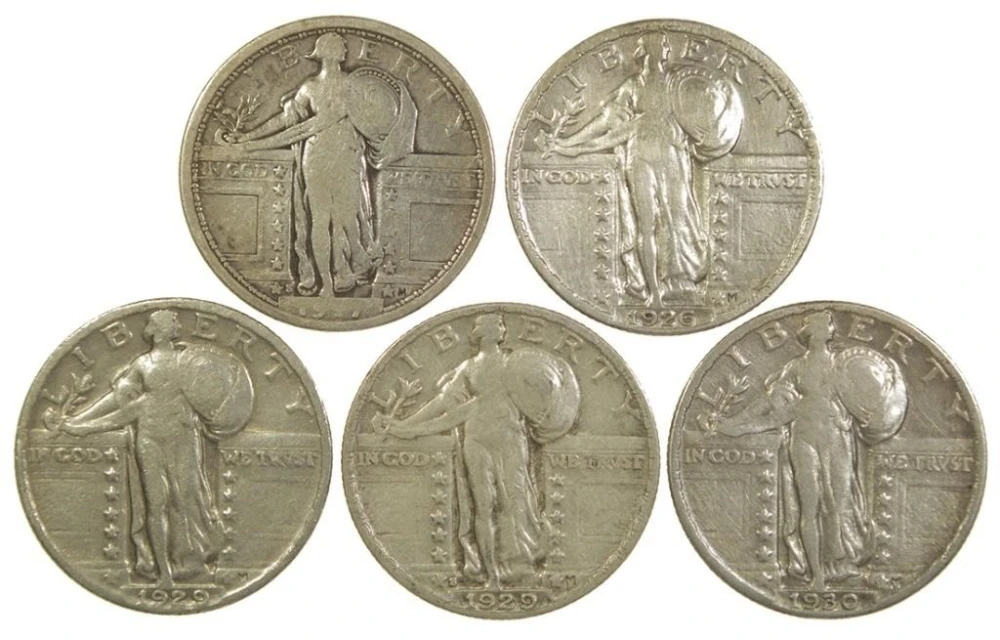 Standing Liberty Quarter Quintet