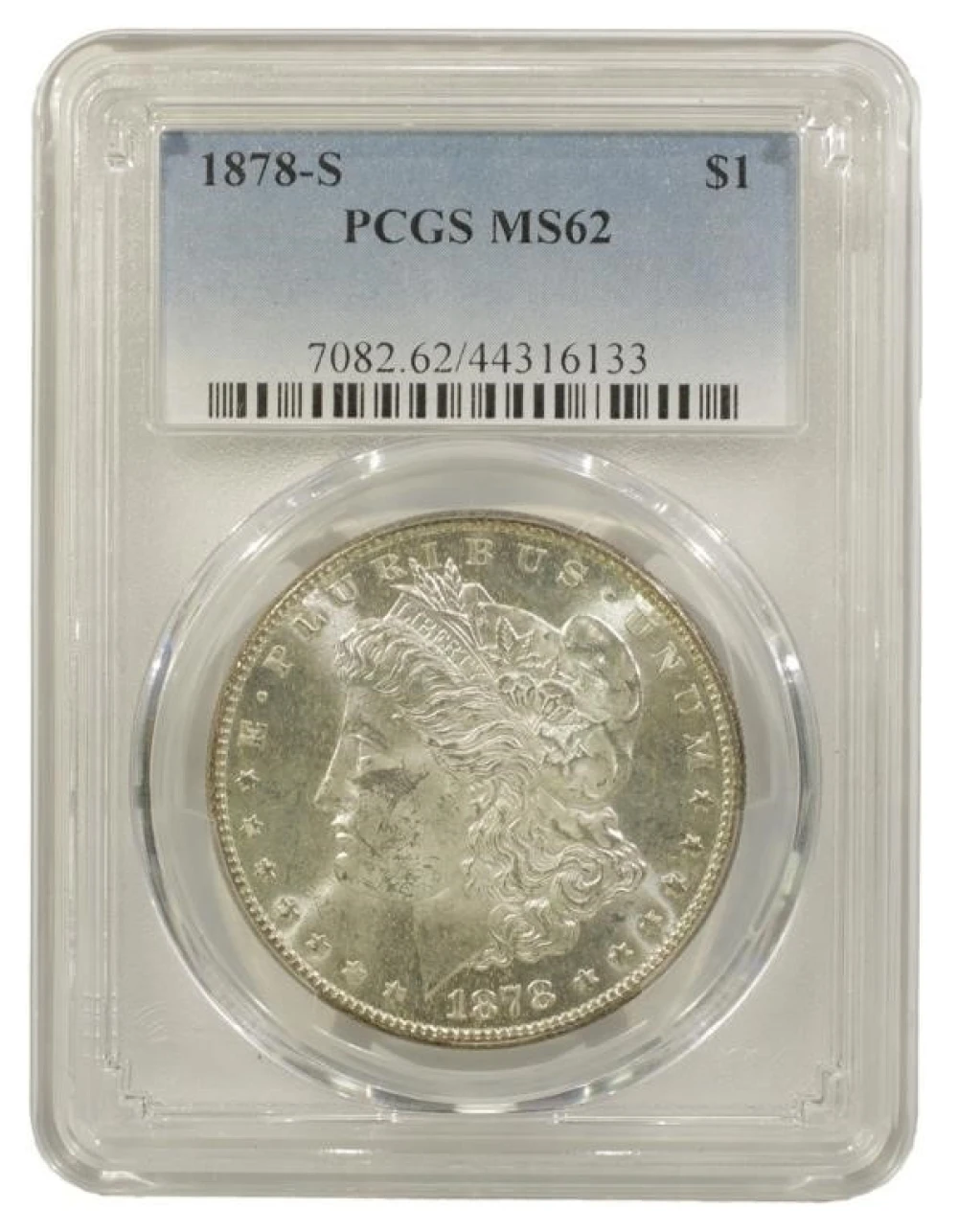 PCGS MS-62 1878-S Morgan Dollar