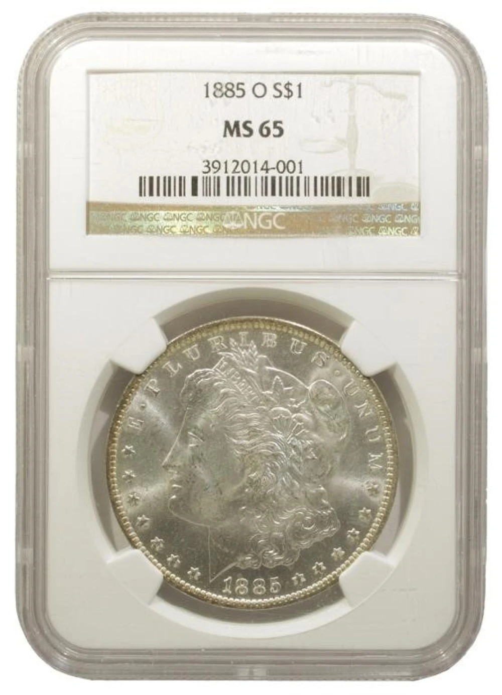 NGC MS-65 1885-O Morgan $1