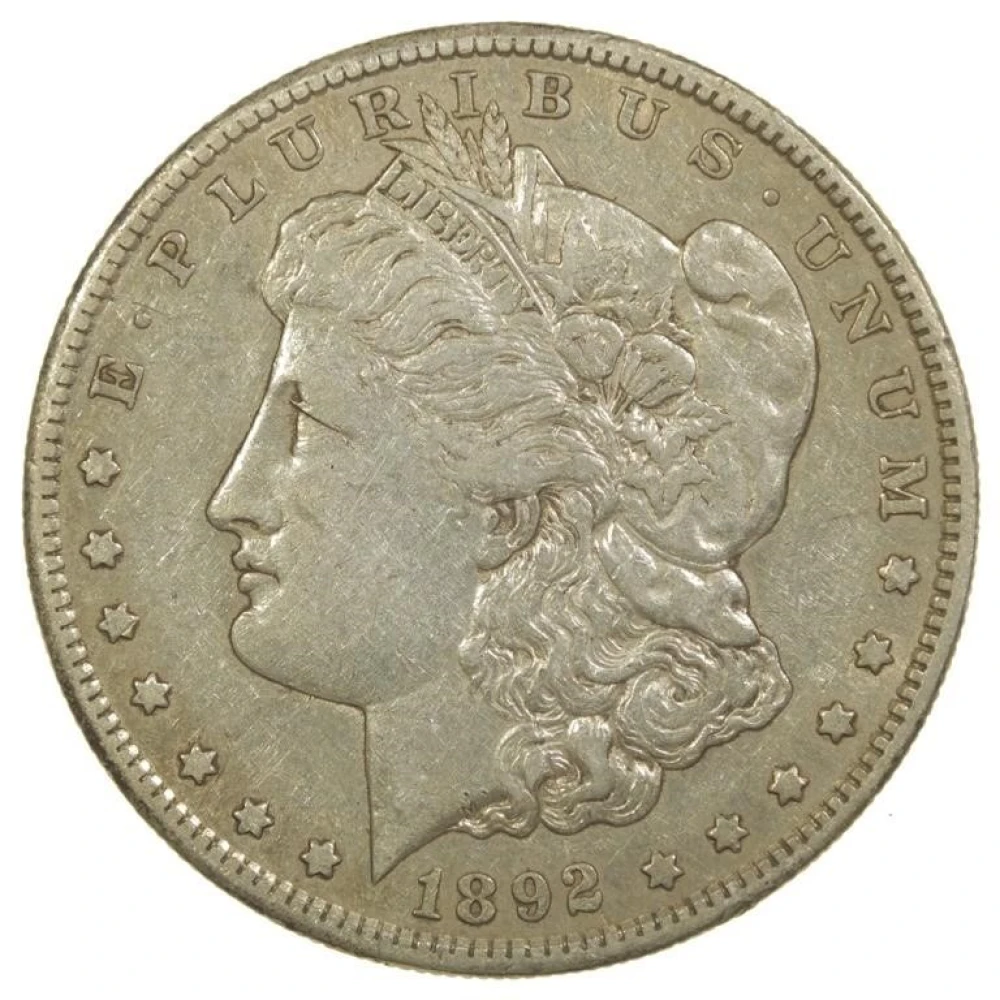 Choice EF-45 1892-S Morgan $1