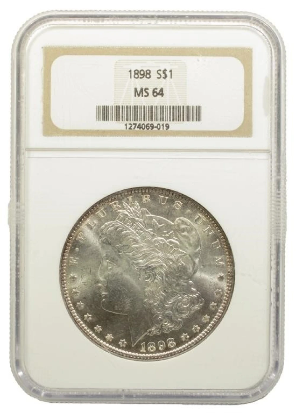 NGC MS-64 1898 Morgan $1