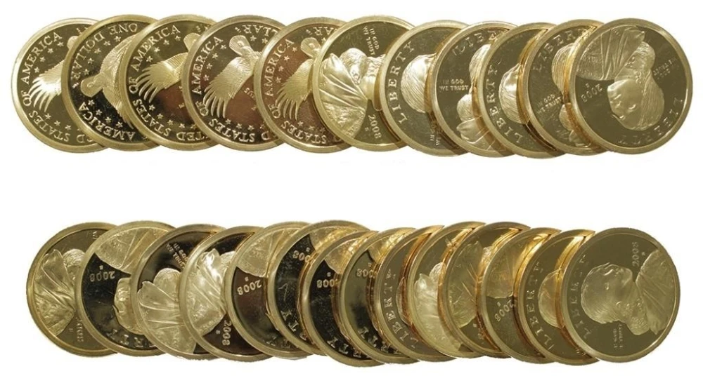 Roll Of Proof 2008-S Sacagawea $1