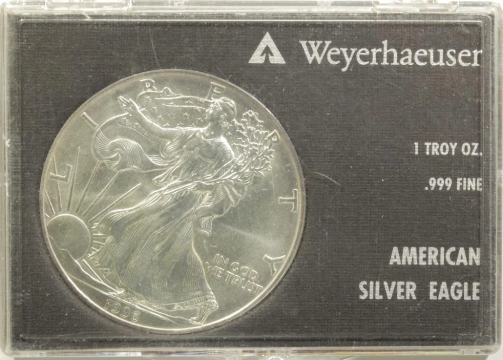 A 2nd Gem UNC 1996 Silver Eagle