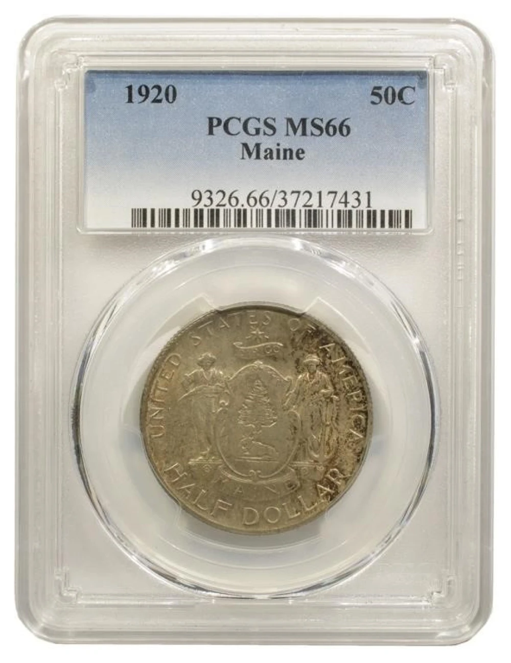 PCGS MS-66 1920 Maine Half Dollar