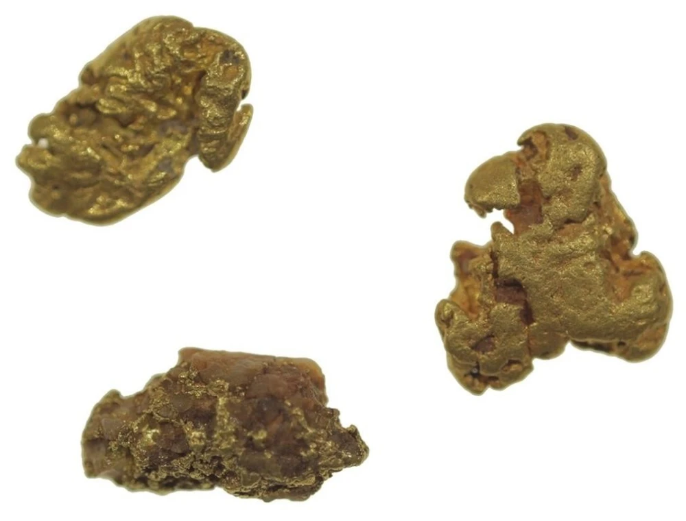 Trio of Gold Mini-Nuggets
