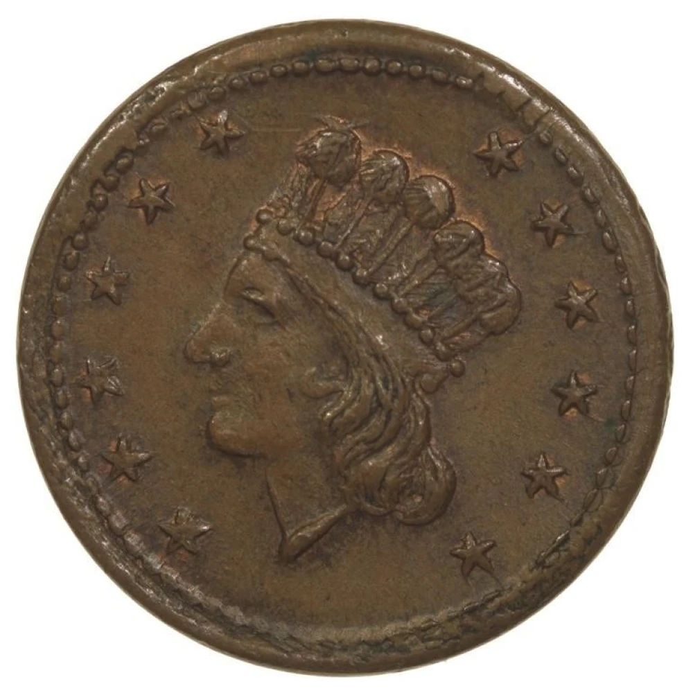 (1863) Choice BU-63 Civil War Token