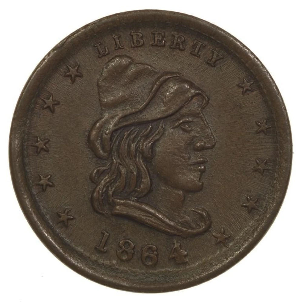 Choice BU-63 1864 Civil War Token