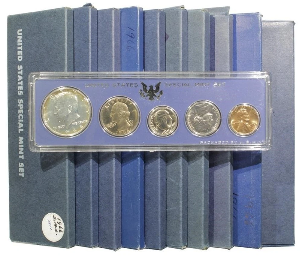 Another Lot of 10 1966 Special Mint Sets