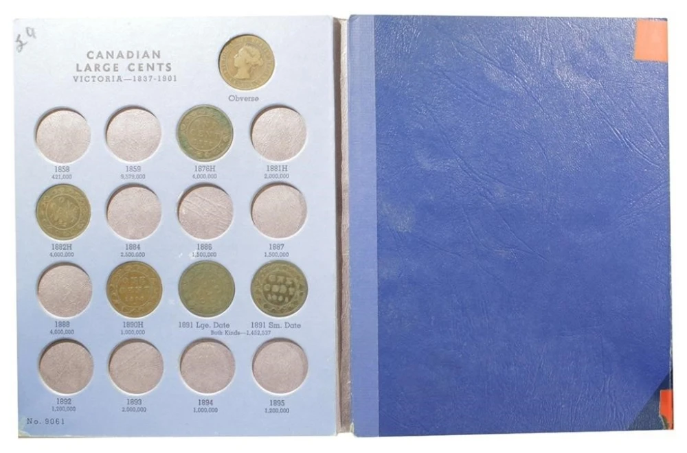 Partial Canadian Large Cent Set