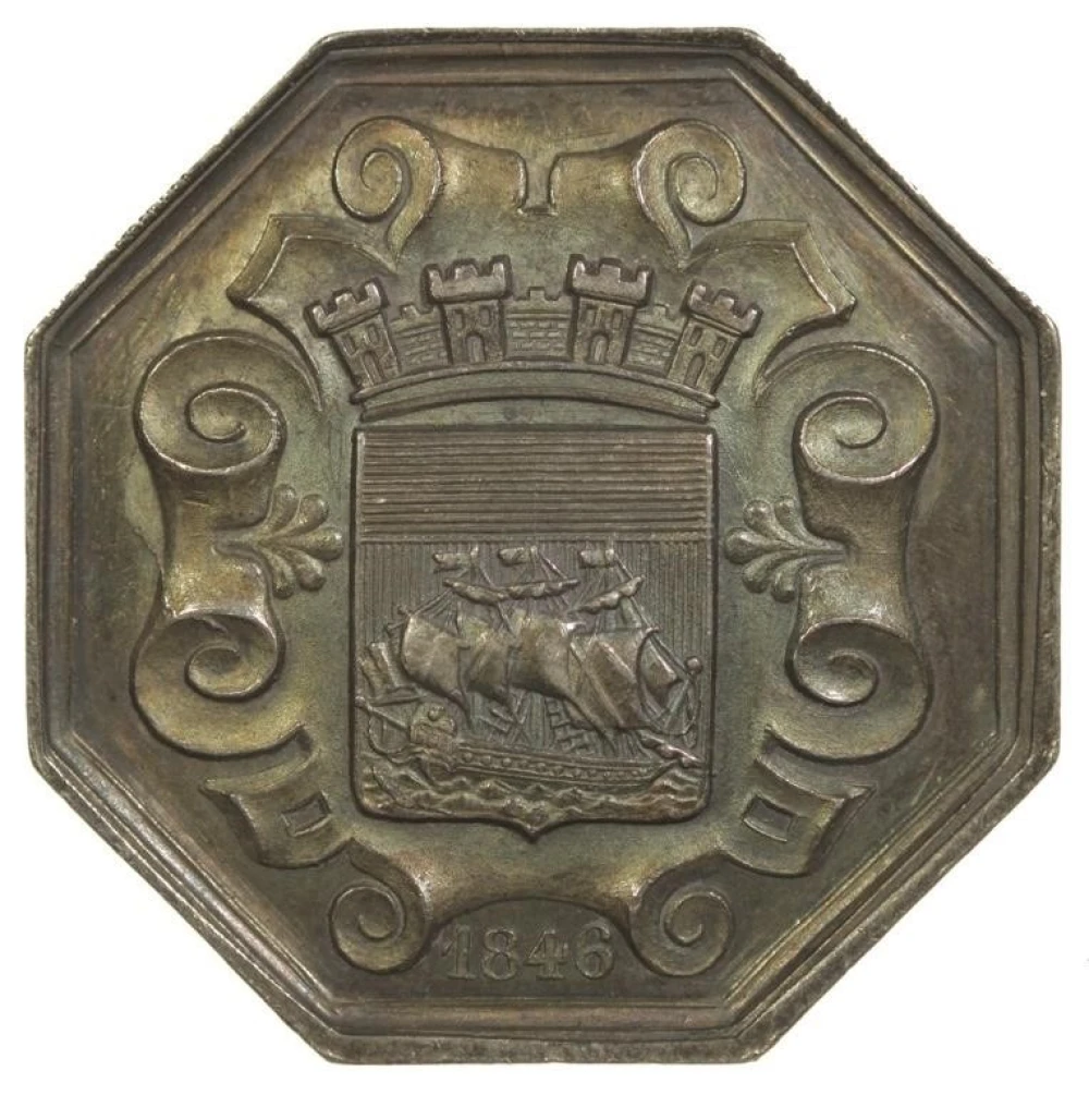 France. Paris. UNC 1846 Silver Jeton