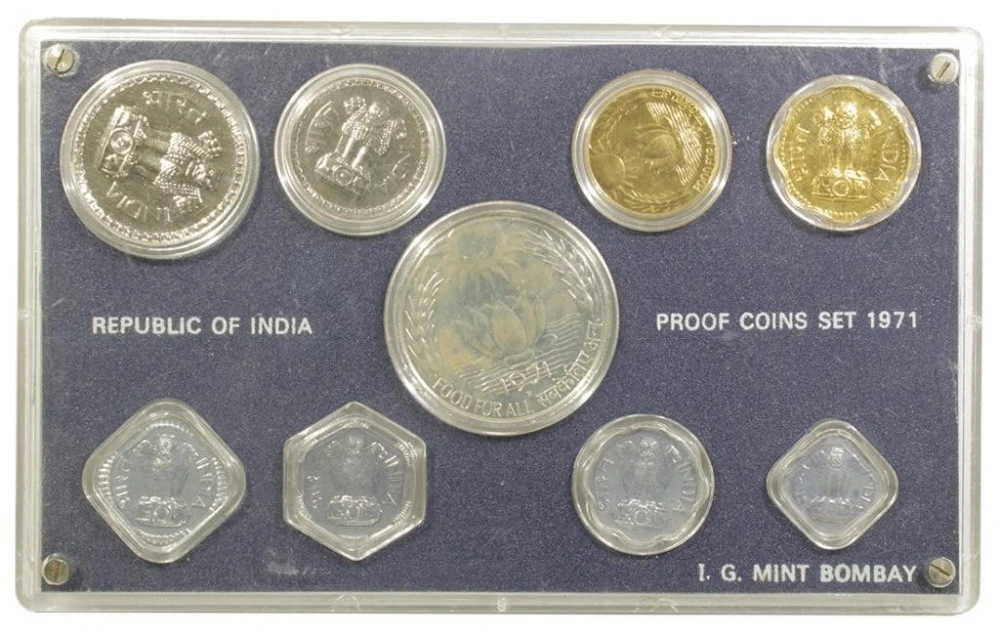 India. 1971 Proof Set